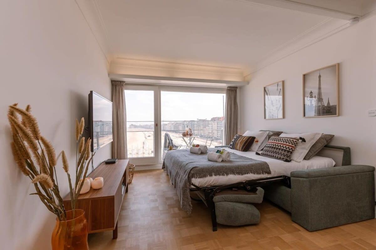 Stunning Studio With Sea-View And Terrace Apartman Knokke-Heist Kültér fotó